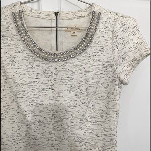 Maison Jules Dress with Embellished Neckline Size XS